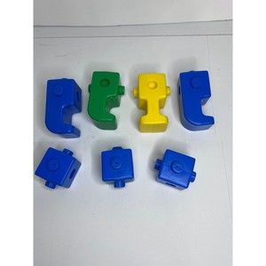 Vintage Tupperware Toy Kup L Ups Pop Together Building Blocks